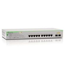 Коммутатор allied telesis (at-gs950 10ps-50) 8-портов 10 100 1000base-t poe+ sfp (alliedtelesin)