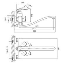 Смеситель для ванны D&K Liszt Bayern (DA1233301)