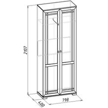 ПМ: Глазов Sherlock11 (гостиная) Шкаф  для одежды