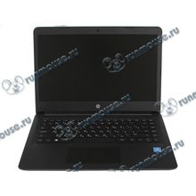 Ноутбук HP "14-bp006ur" 1ZJ39EA (Pentium N3710-1.60ГГц, 4ГБ, 500ГБ, HDG, LAN, WiFi, BT, WebCam, 14.0" 1366x768, FreeDOS), черный [139871]