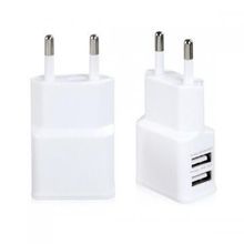 Зарядка на два USB для iPhone iPad Samsung -белая