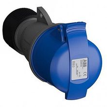 2CMA102031R1000 Розетка кабельная Easy&Safe 232EC6,32А,2P+E,IP44,6ч |  код. 232EC6 |  ABB