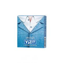 Ультратонкие презервативы VIZIT Ultra light - 3 шт. (241874)
