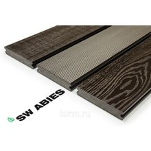 Палубная доска из ДПК  - декинг полнотелый SW Abies