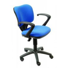 Кресло для оператора Бюрократ CH-540AXSN-LOW 26-21 низкая спинка синий 26-21