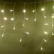 SHLights Гирлянда светодиодная Сосульки, 100 LED, уличная, соединяемая до 20 гирлянд, теплый белый (OIC100LSE-WW-T-I4)