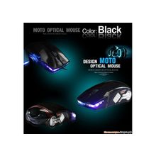 Мышь оптическая RACING 1200  Black USB