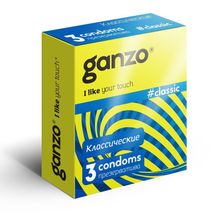 Классические презервативы с обильной смазкой Ganzo Classic - 3 шт. (62964)