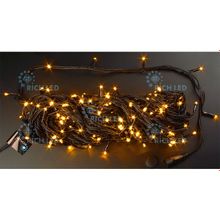 Rich LED 20 м, цвет: желтый. Черный провод.
