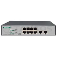 Tantos ✔ Коммутатор Tantos TSn-8P10U PoE, 10-и портовый