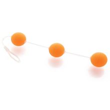 Анальная цепочка из 3 оранжевых шариков Оранжевый