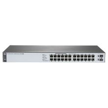 hewlett packard (hp 1820-24g-poe+ (185w) switch (web-managed, 12*10 100 1000 poe+, 12*10 100 1000, 4*sfp, 185w, fanless, rack-mounting, 19")) j9983a#abb