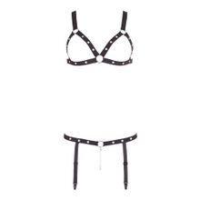 Orion Эластичный откровенный комплект Bad Kitty Strap Bikini (S-M-L   черный)