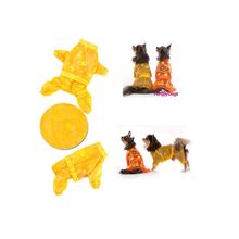 Дождевик для собак Арт:17-10. Цвет желтый. Размер 8."