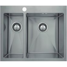 Мойка Seaman Eco Marino SMB-6151DLS.B доп. чаша слева, с вентиль-автоматом