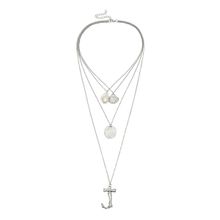 Многослойное колье "Море" (арт. 81127-7)