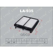 Фильтр Воздушный LYNXauto арт. LA935