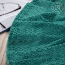Плед флисовый "Роскошь" малахит 200х220 см