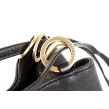 Сумка кожаная Хлоя черная