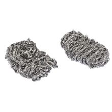 Мочалка для посуды, 2 шт., нержавеющая сталь Elfe