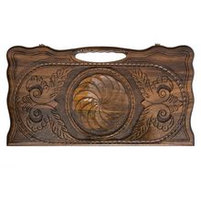 Нарды резные "Бесконечность 2" с ручкой 60