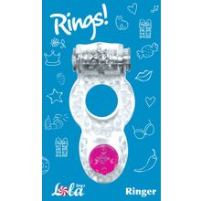 Lola toys Прозрачное эрекционное кольцо Rings Ringer