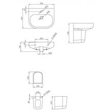 Чаша раковины BelBagno VELLA  BB8295L