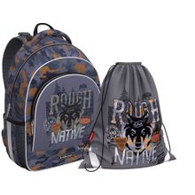 Рюкзак Erich Krause - ErgoLine 15L - Rough Native - с мешком