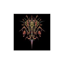 Термоаппликация Черепа паук