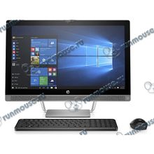 Моноблок HP "ProOne 440 G3" 1KP42EA (Core i5 7500T-2.70ГГц, 8ГБ, 128+1000ГБ, HDG, DVD±RW, LAN, WiFi, BT, WebCam, 23.8" 1920x1080, W10 Pro) + клавиатура + мышь [138658]