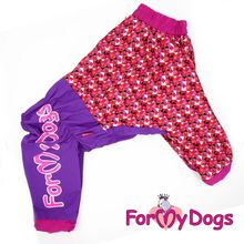 Дождевик для крупных собак ForMyDogs для девочки 233SS-2016 F
