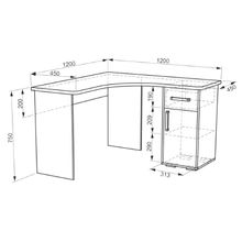 ПМ: МебельСон Лайт-1 Стол компьютерный 1200 угловой