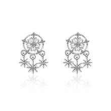 Серьги-гвоздики "Ловец снов" (арт. 77432-10)