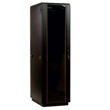 Шкаф телекоммуникационный напольный 42u (600x600) дверь стекло, черный (ШТК-М-42.6.6-1ААА-9005) ЦМО