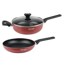 Набор сковорода 24см и сотейник с крышкой  Rondell Koralle RDA-560