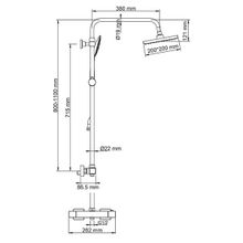 Душевая система Wasserkraft A15502 хром