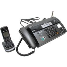 Panasonic KX-FC965RUT  Titanium  факс (термобумага, трубка с ЖК диспл., DECT, А Отв)
