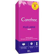 Carefree Plus Large Fresh 20 прокладок в пачке