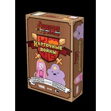 Настольная игра HOBBY WORLD 1709 Время приключений: Карточные войны. Принцесса Бубыльгум против Принцессы Пупырки