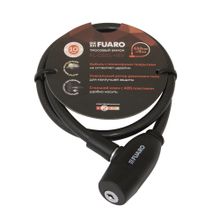 Замок тросовый Fuaro PL-0865-KEY (8х650мм) 2кл. ПОДВЕС