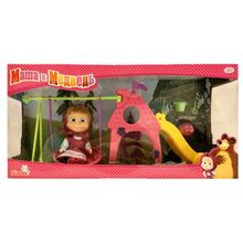 Кукла SIMBA 9301816 Маша с детской площадкой