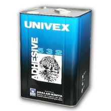 Клей  контактный. Цвет-красный. UNIVEX 532-R ( 15 кг ведро).