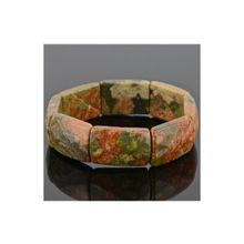 Бусики-Колечки Браслет Яшма "Энигма" арт. бНЯШ-15(20-30)-20-6