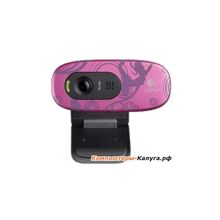 Камера интернет (960-000810) Logitech HD WebCam C270 Purple Pebbles