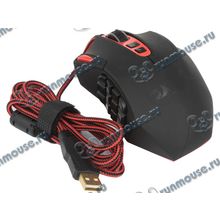 Лазерная мышь Redragon "Firestorm" 70244, 17кн.+скр., черно-красный (USB) (ret) [132709]