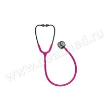 Littmann Classic III, малиновая трубка, 69 см, зеркальная акустическая головка, черные ушные наконечники, 3M, США