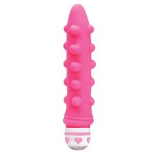 Dream Toys Розовый  рельефный вибромассажер - 16,5 см. (розовый)