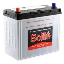 Аккумулятор автомобильный SOLITE 65B24R 6СТ-50 прям. 238x127x225