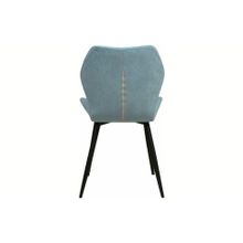 Олмеко Стул Дора черный тенерифе дасти блю