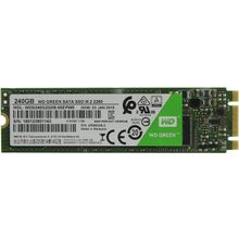 Накопитель SSD 240 Gb M.2 2280 B&M 6Gb   s WD Green    WDS240G2G0B    3D TLC